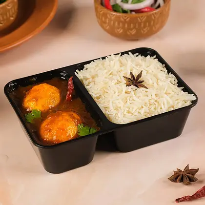 Egg Curry Rice Bowl
