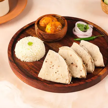 Egg Thali [3 Pieces]