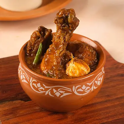 Champaran Chicken Handi(Served In Container)